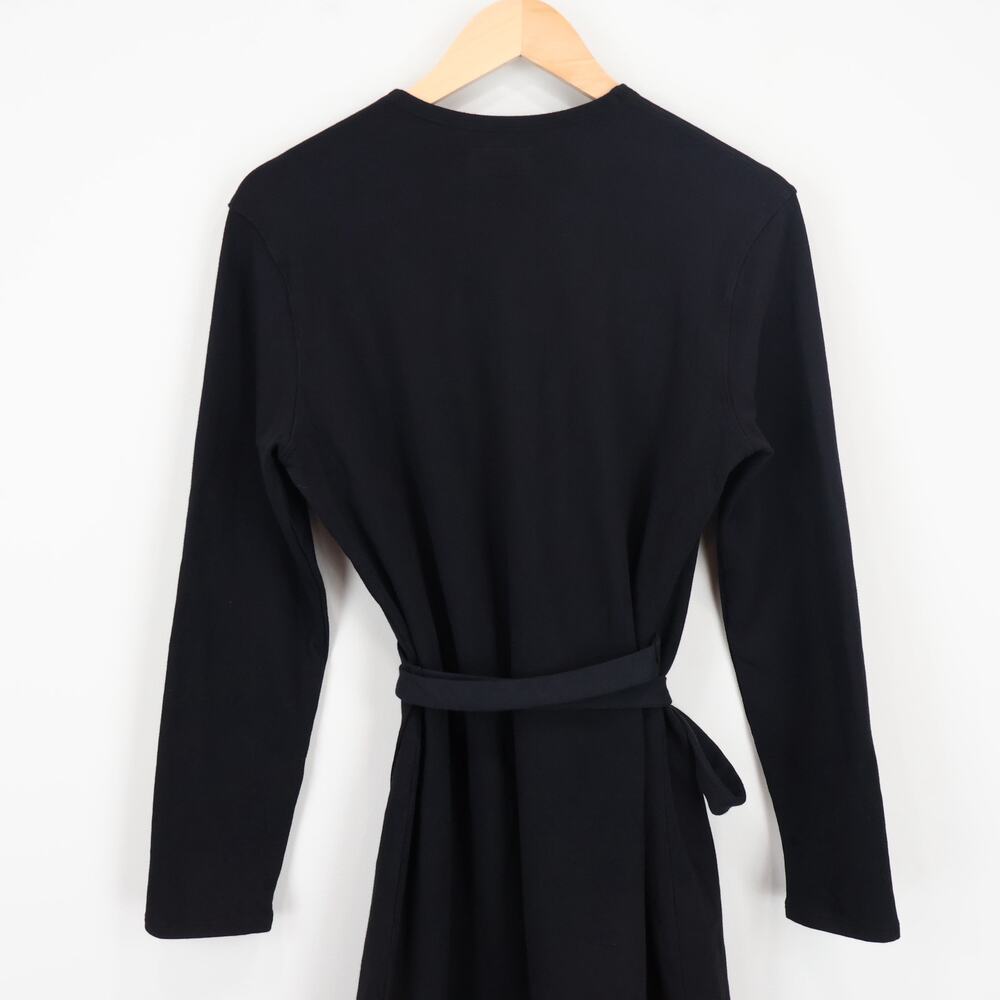 American Giant Women's Wrap Dress Black Size Medium NWOT - Picture 7 of 7